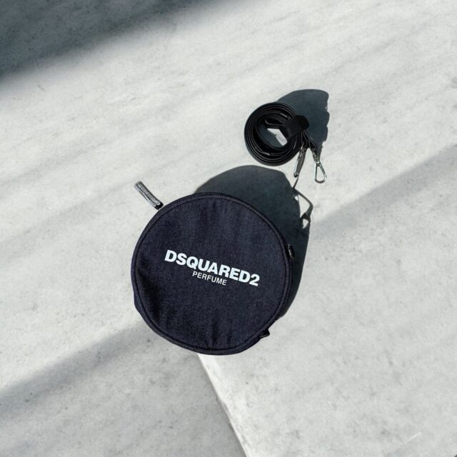 Unisex Navy Blue Dsquared2 Shoulder Bag
