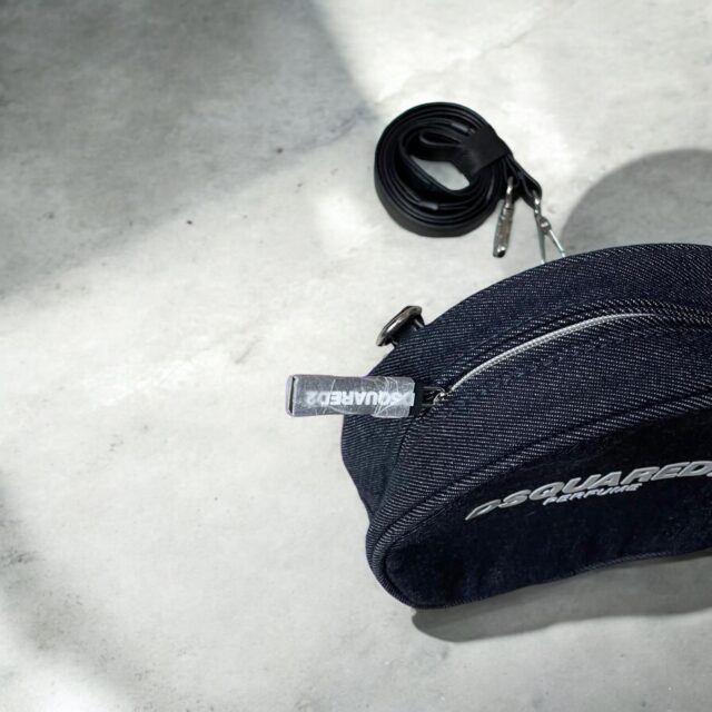 Unisex Navy Blue Dsquared2 Shoulder Bag