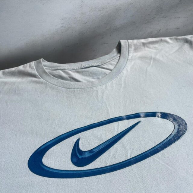 Men's Vintage Baby Blue Nike Tshirt - XL