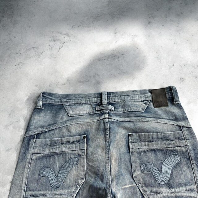 Vintage Y2K Voi Jeans Mens Utility Denim Cargo Shorts - 36"