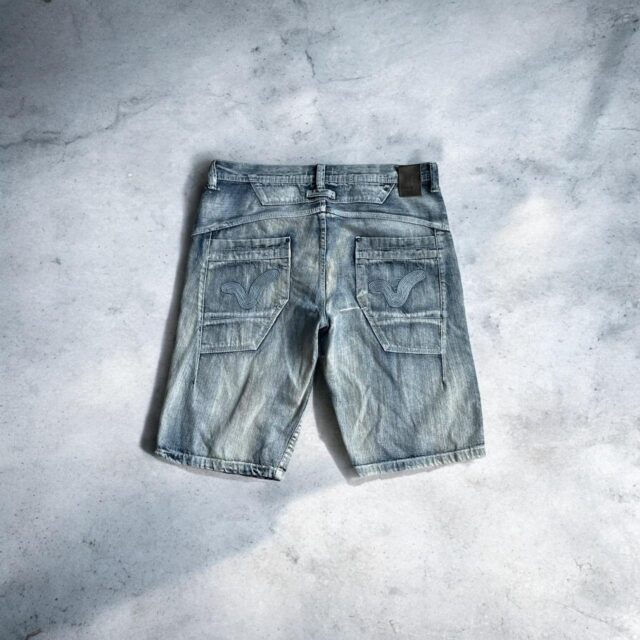 Vintage Y2K Voi Jeans Mens Utility Denim Cargo Shorts - 36"