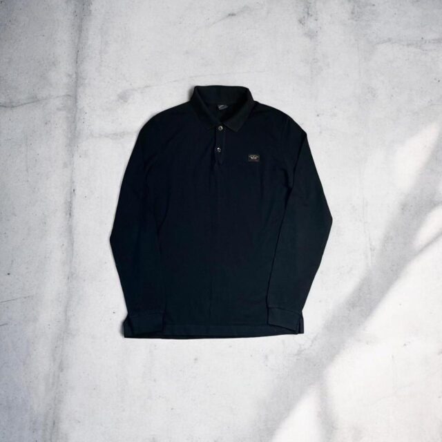 Vintage Mens Paul & Shark Long Sleeved Polo Shirt - M