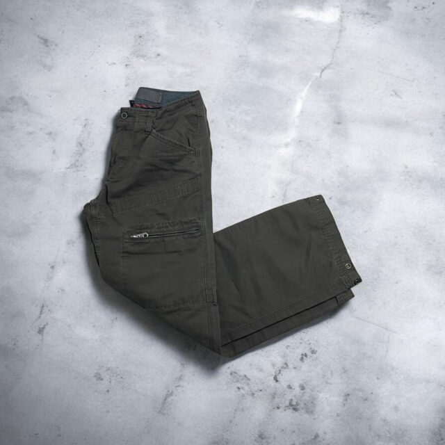 Mens Vintage Baggy Y2K Khaki Gap Cargo Jeans - 30"