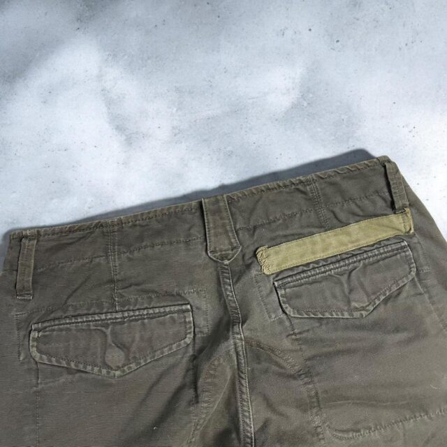 Mens Vintage Baggy Y2K Khaki Gap Cargo Jeans - 30"