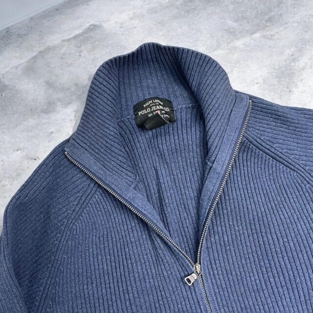 Vintage Men's Ralph Lauren Polo Jeans Co Knitted Jacket - M