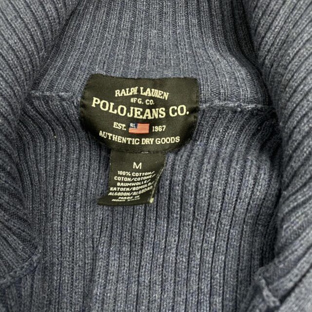 Vintage Men's Ralph Lauren Polo Jeans Co Knitted Jacket - M