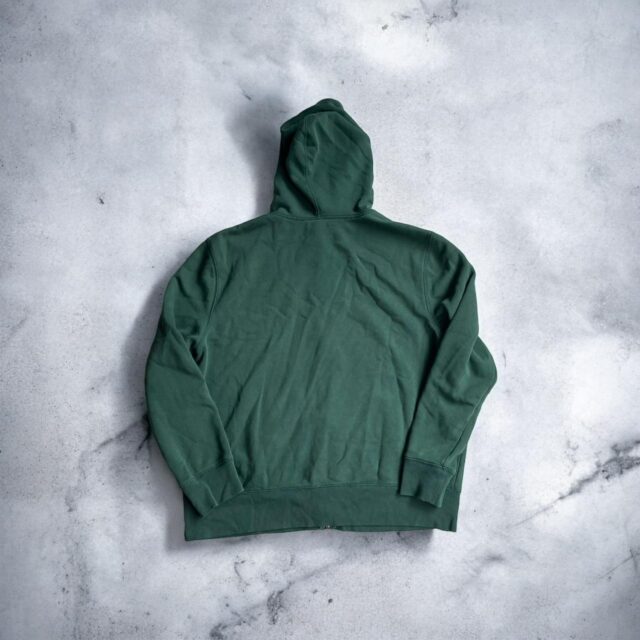 Vintage Y2K Mens Green Gap Zip Up Hoodie - XL