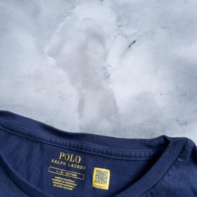 Men's Navy Blue Ralph Lauren Long Sleeved Top - L