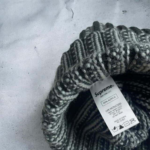 Men's Supreme Thick Knit Beanie Hat