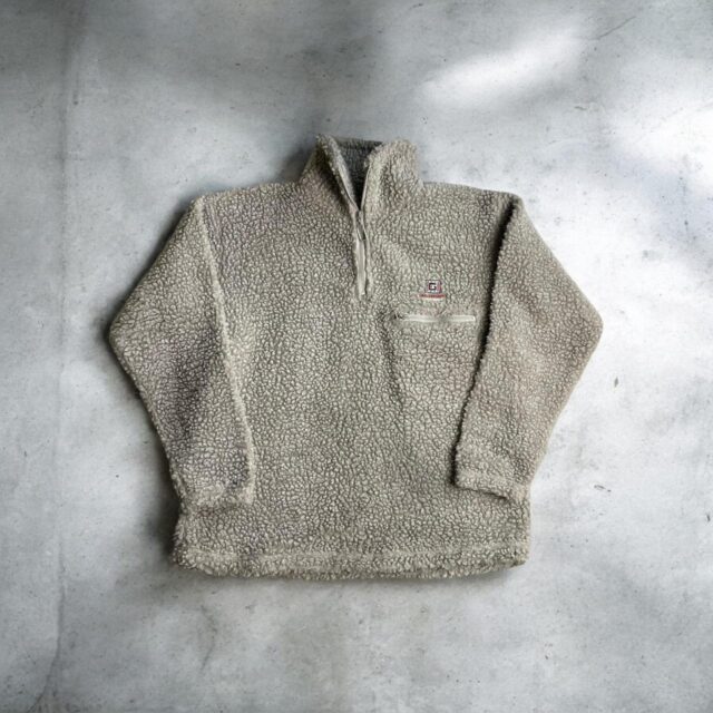 Vintage 90s Giorgio Gio Tech Sherpa Quarter Zip Fleece Jumper - M