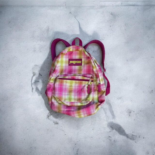 Vintage Jansport Checked Rucksack