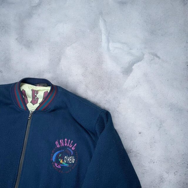 Vintage Mens O'Neill 90s Zip Up Fleece Bomber Jacket - XL