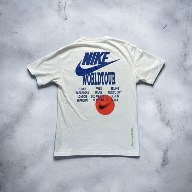 Mens White Nike Beaverton Oregon Tshirt - S