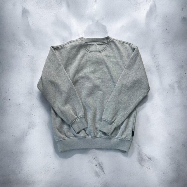 Vintage Men's Le Coq Sportif Grey Sweatshirt - M