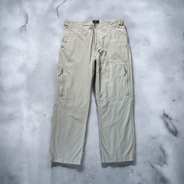Vintage Mens Wolsey Beige Cargo Pants - 36"