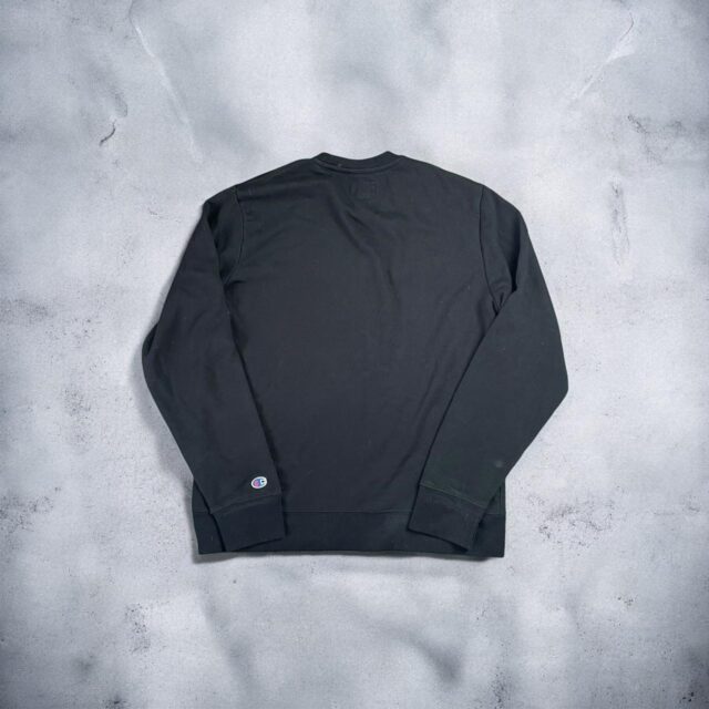 Men's Y2K Black Champion Sweatshirt - M