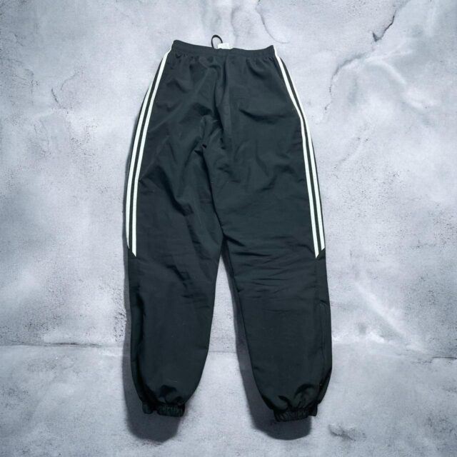 Mens Vintage Y2K Black Adidas Tracksuit Bottoms - M