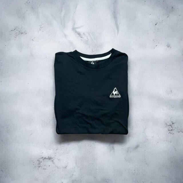 Vintage Black Le Coq Sportif Tshirt  - L