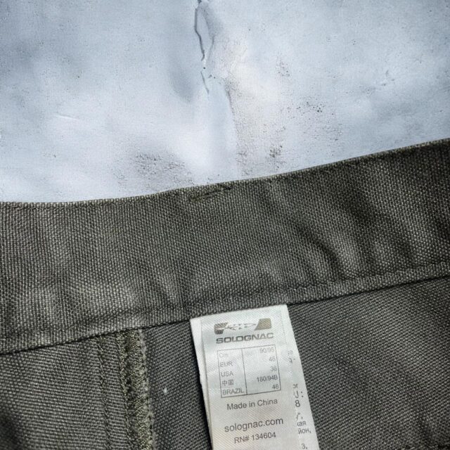 Mens Baggy Khaki Cargo Jeans - 36"