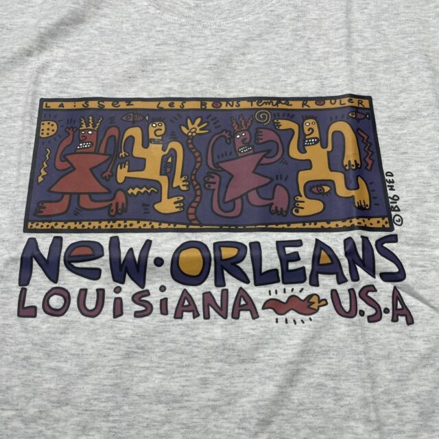 Men's New Orleans Louisiana USA Tourist Graphic Print Tshirt - M