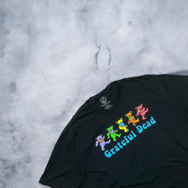 Men's Black Grateful Dead Tshirt - XXL