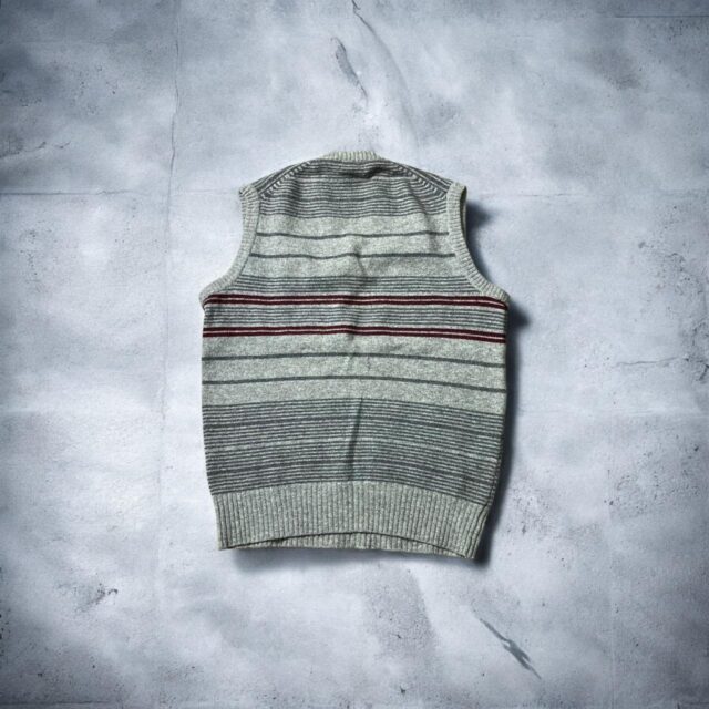 Vintage Le Coq Sportif Knitted Vest Jumper - M