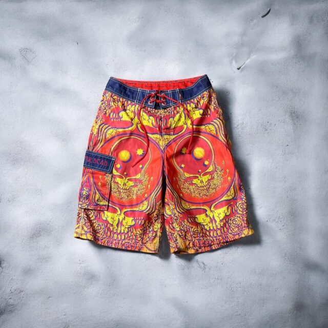 Vintage Y2K Dragonfly Grateful Dead Board Shorts - 28"