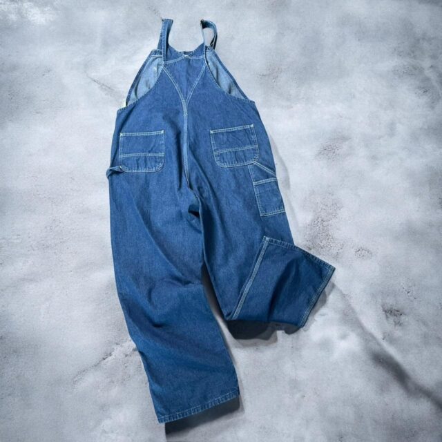 Vintage Blue Denim Carhartt Dungarees - 44"