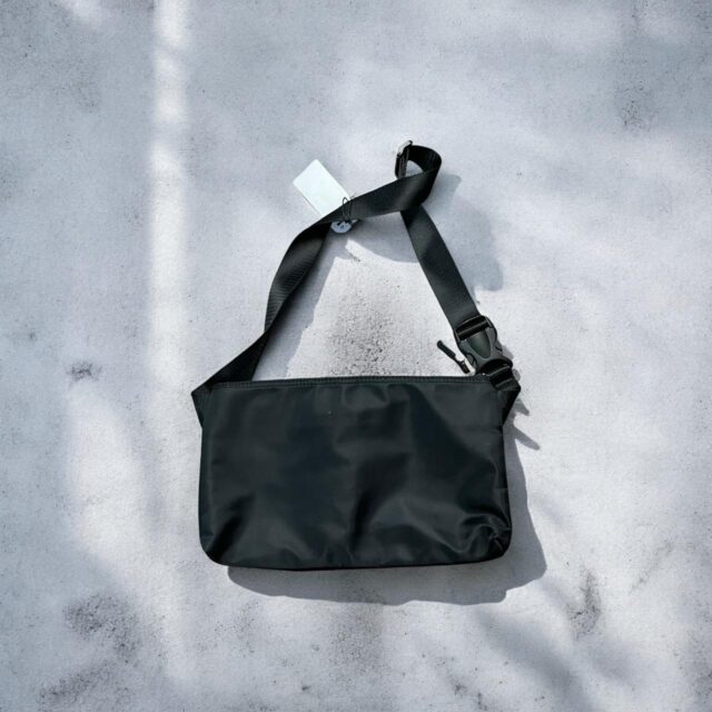 Black Unisex Nautica Bum Bag