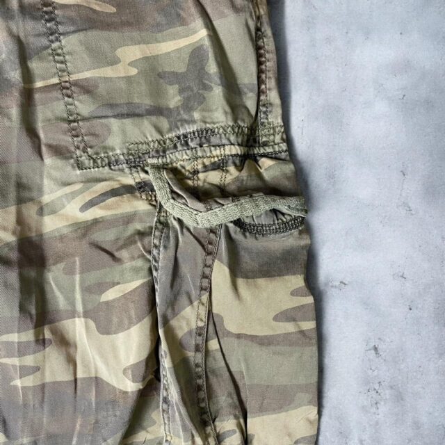 Vintage Khaki Camo Cargo Trousers - 36"