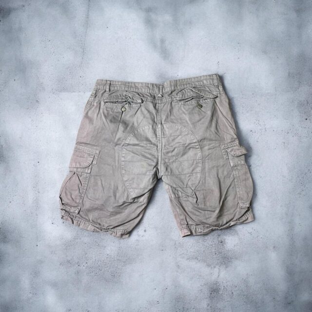 Vintage Y2K Mens Bench Grey Utility Cargo Shorts - 36"