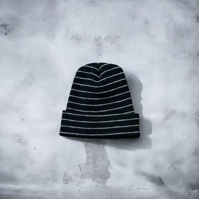 Mens Black NFL Raiders Beanie Hat