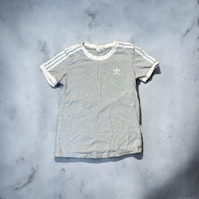 Ladies Grey Adidas Tshirt - UK 8