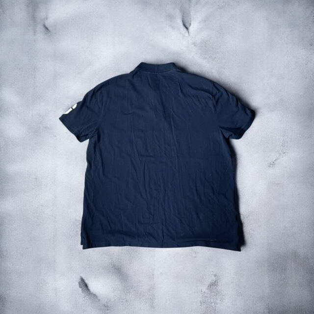 Men's Y2K Gap Embroidered Spell Out Polo Shirt - XL