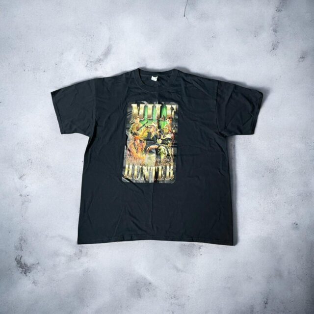 Mens Black Milf Hunter Graphic Print Tshirt  - XL