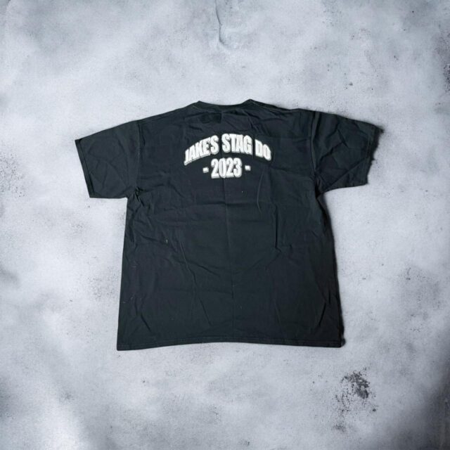 Mens Black Milf Hunter Graphic Print Tshirt  - XL