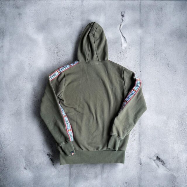 Vintage Y2K Men's Khaki Ellesse Hoodie - M