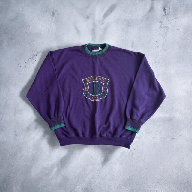 Vintage Mens Bugle Boy 90s Sweatshirt - L