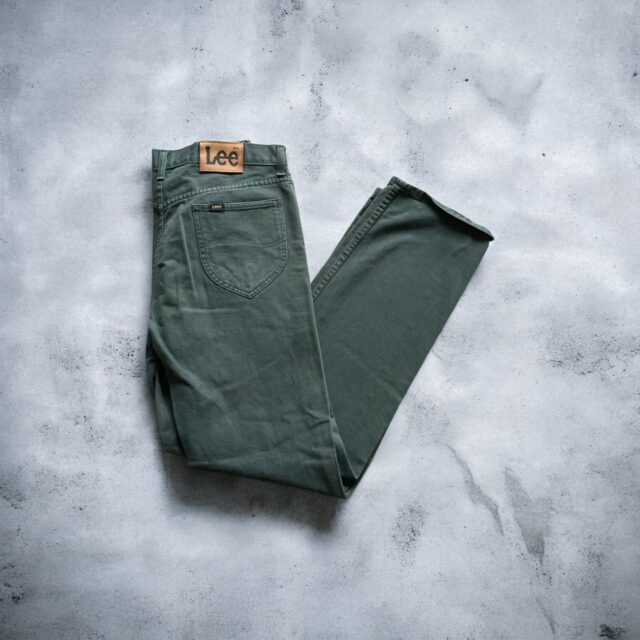 Mens Vintage Khaki Lee Jeans - 36"