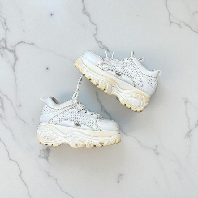 Chunky Streetwear White Buffalo Trainers UK 5