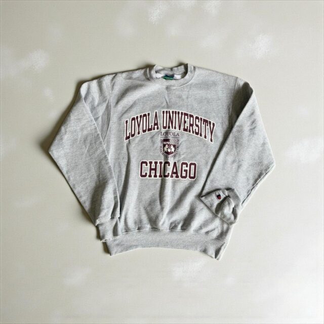 Mens Grey Vintage USA Champion Sweatshirt - S