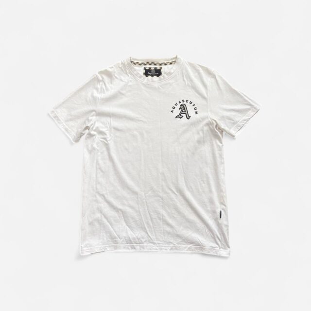 Mens White Aquascutum Tshirt - M